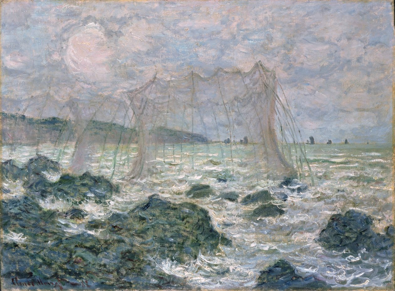 The Nets, 1882 alkotó: Claude Monet