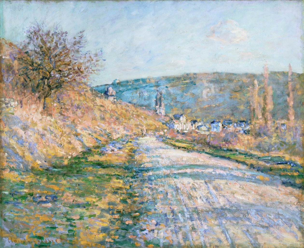 Az út Vétheuilbe alkotó: Claude Monet