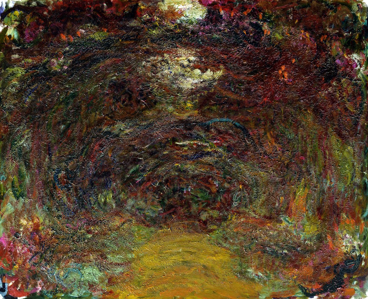 A Rózsa útja, 1920-22 alkotó: Claude Monet