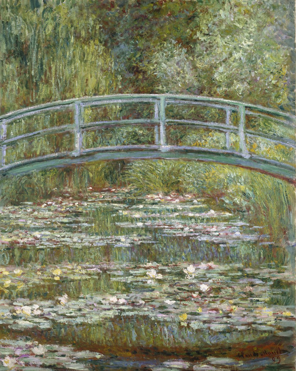 A tavirózsa-tó (más néven japán híd) alkotó: Claude Monet
