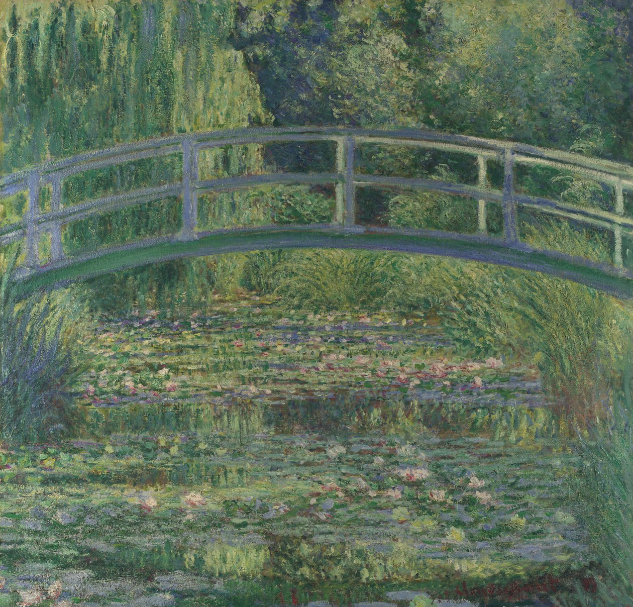 A tavirózsa-tó alkotó: Claude Monet
