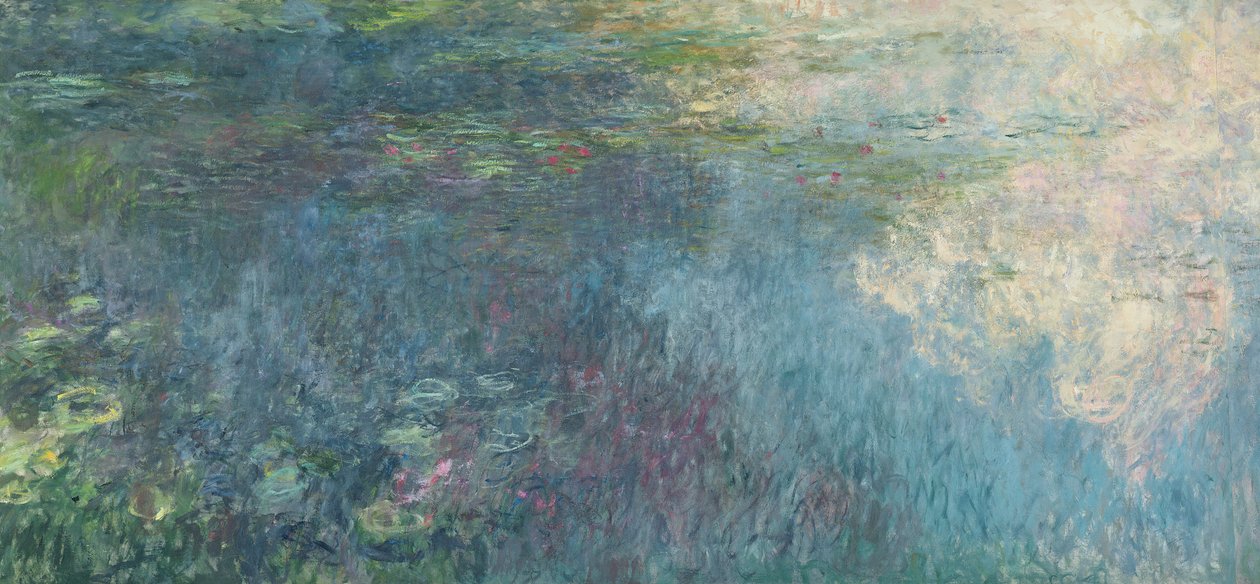 The Waterlilies - The Clouds (jobb oldal), 1914-18 (lásd még: 64185 és 64186) alkotó: Claude Monet