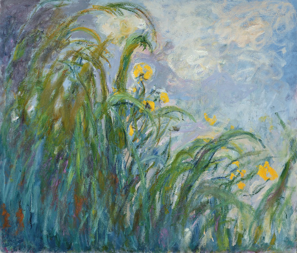 A sárga írisz (lásd a részletet: 414406) alkotó: Claude Monet
