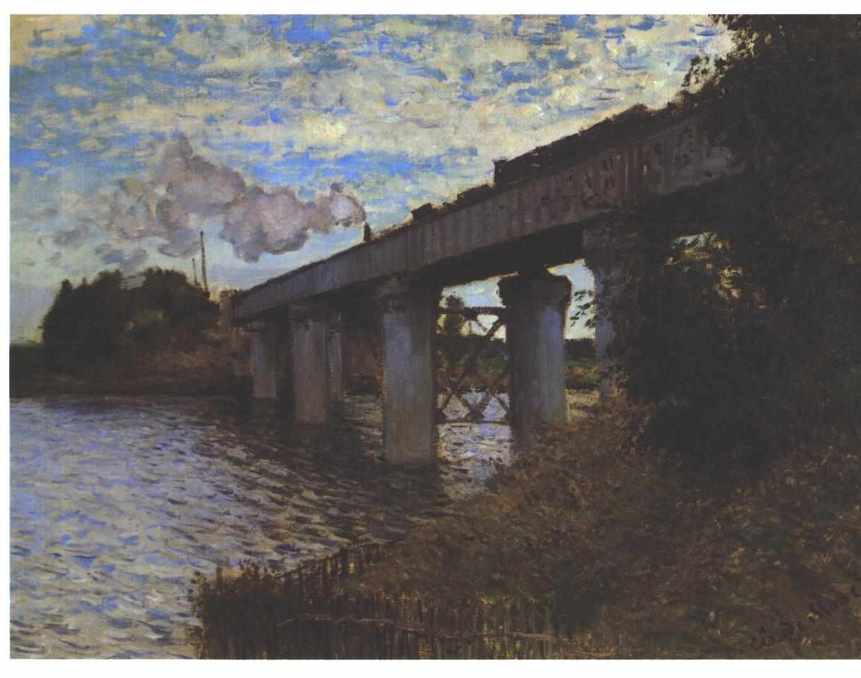 A vonathíd Argenteuilben alkotó: Claude Monet