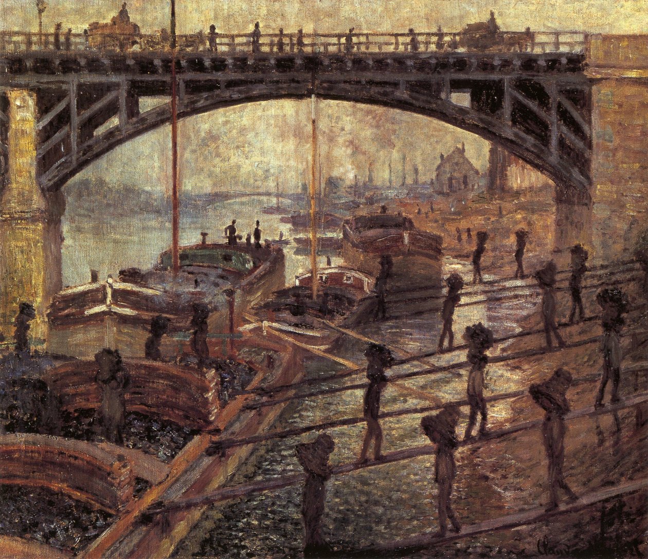 A kirakók szén alkotó: Claude Monet
