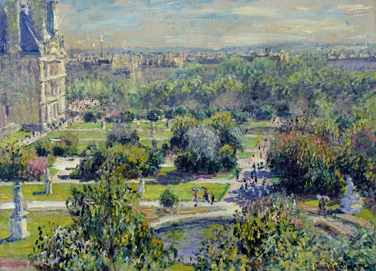 Kilátás a Tuileriák kertjére, Párizs, 1876 alkotó: Claude Monet