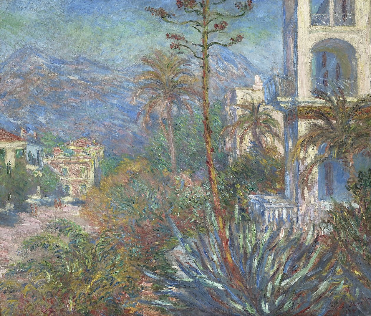Villák Bordigherában, 1884 alkotó: Claude Monet