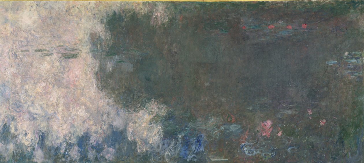 Tavirózsa - A felhők (bal oldali rész), 1914-18 (lásd még: 64184 és 64185) alkotó: Claude Monet