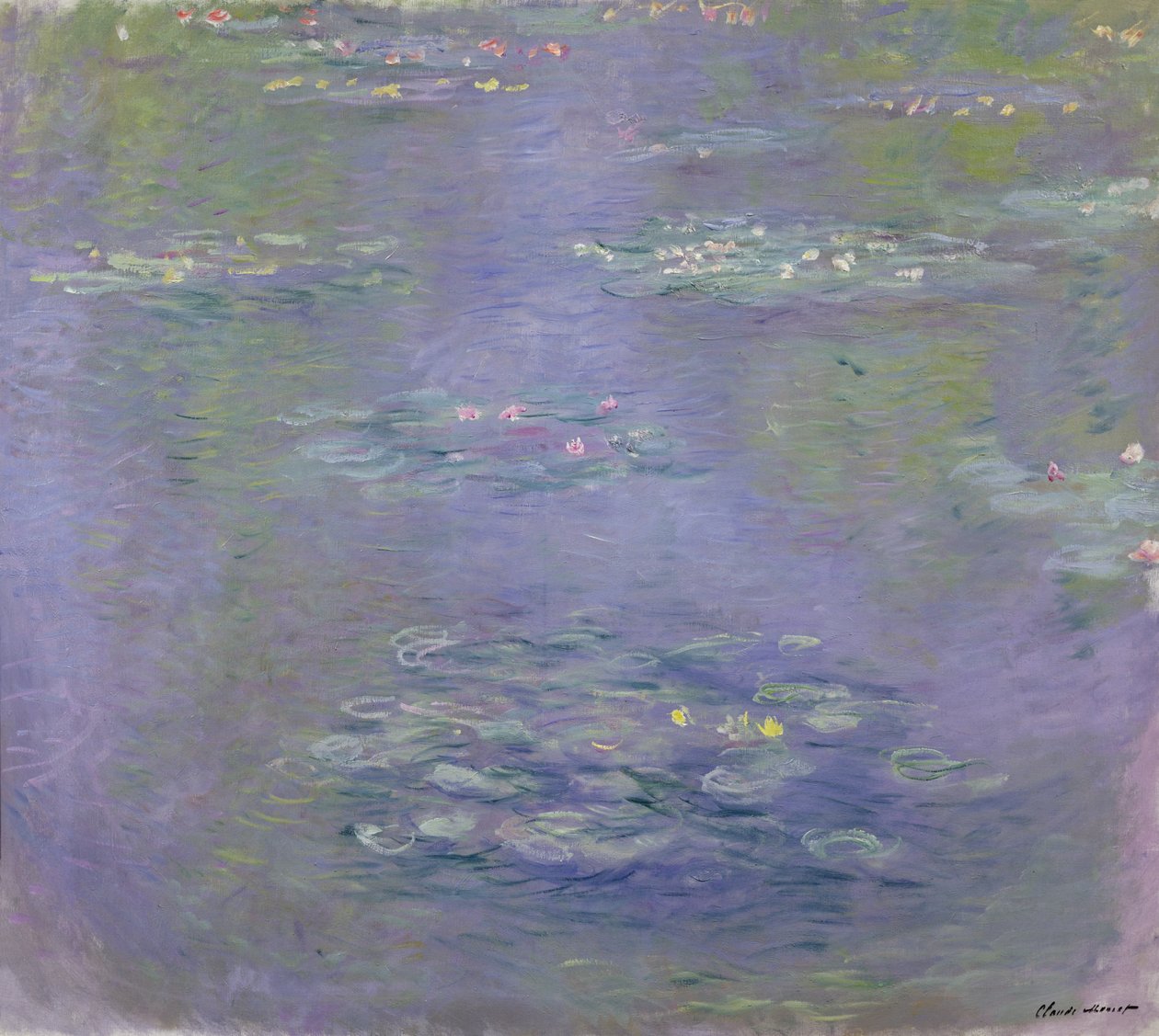Tavirózsa, 1903 (lásd a részletet: 382332) alkotó: Claude Monet