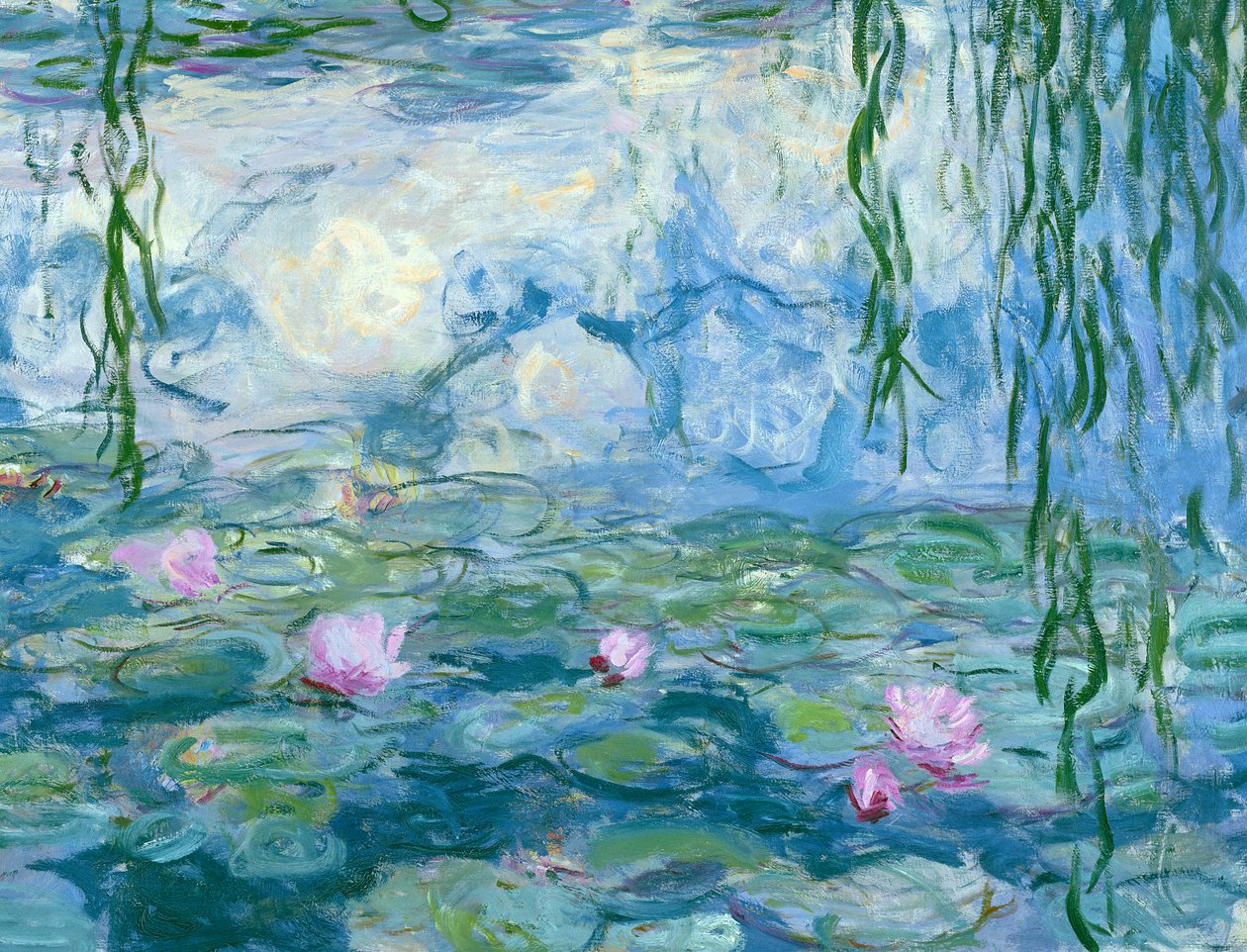 Tavirózsák, 1916-19 olaj, vászon részlet 161015 alkotó: Claude Monet