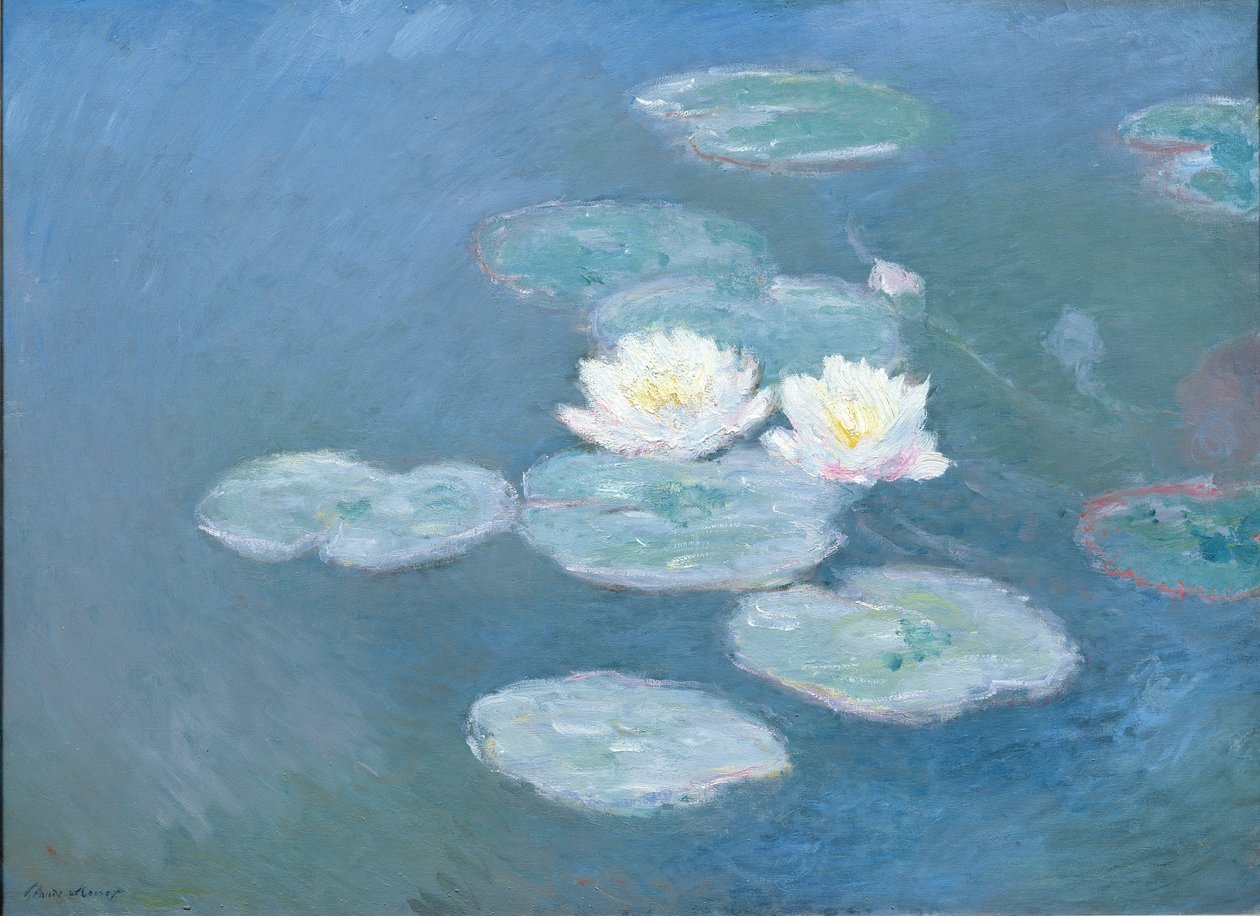 Tavirózsa, esti (lásd a részletet: 382333) alkotó: Claude Monet