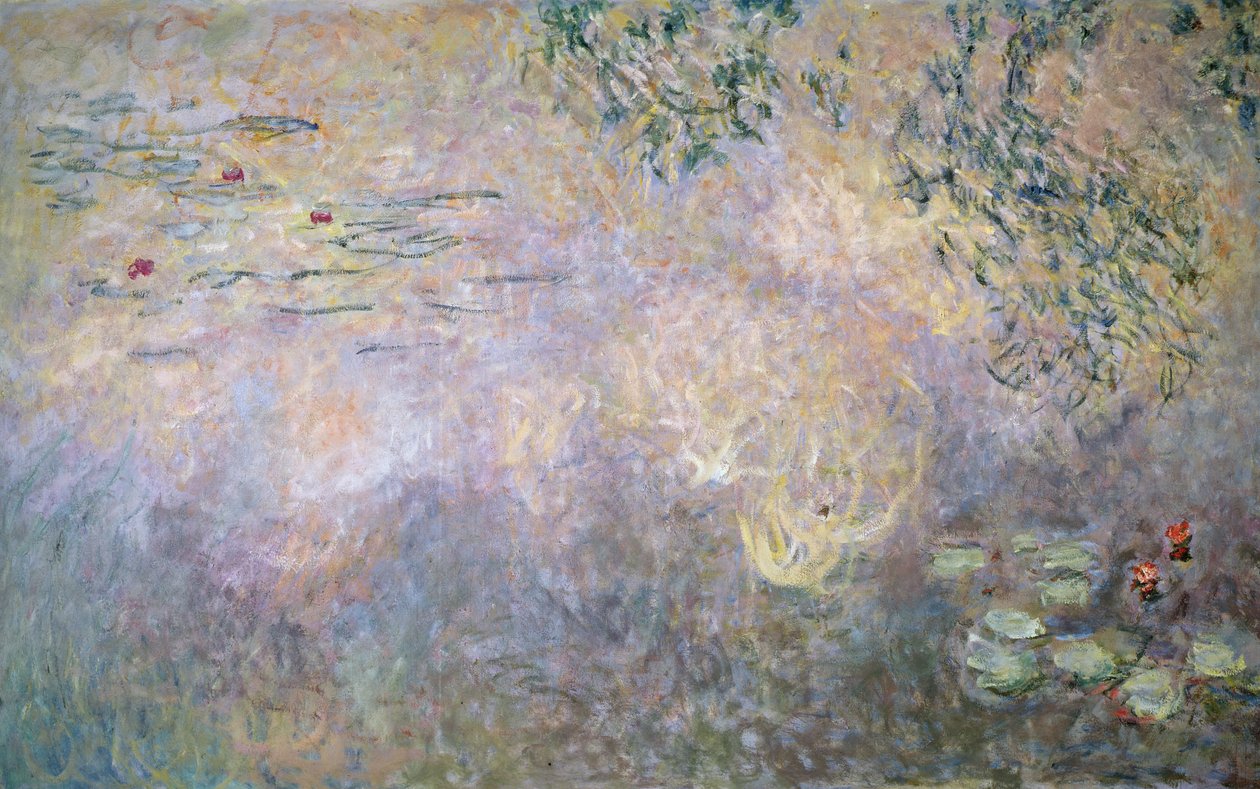 Alsó szakasz tavirózsa részlete, 1910 alkotó: Claude Monet