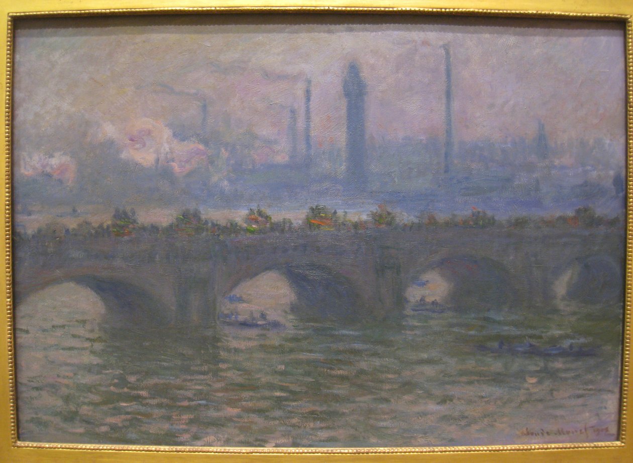 Waterloo híd alkotó: Claude Monet