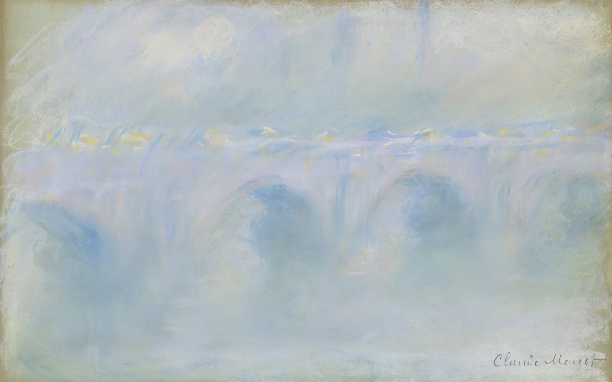 Waterloo híd, 1901 (pasztell) alkotó: Claude Monet