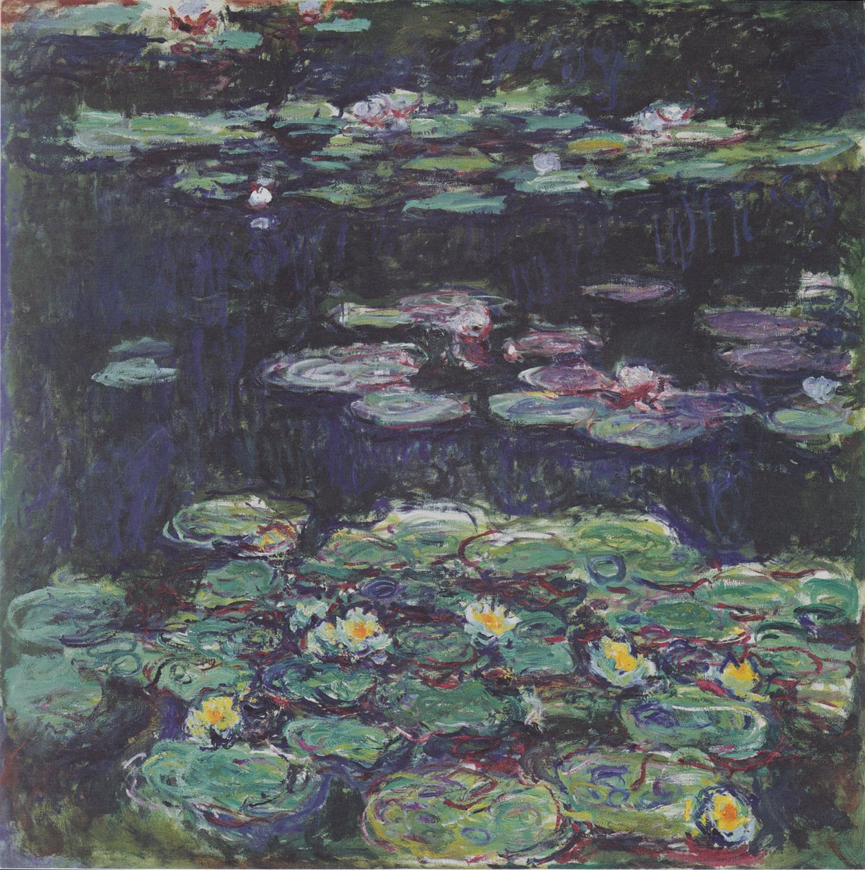 Fehér és sárga tavirózsák alkotó: Claude Monet