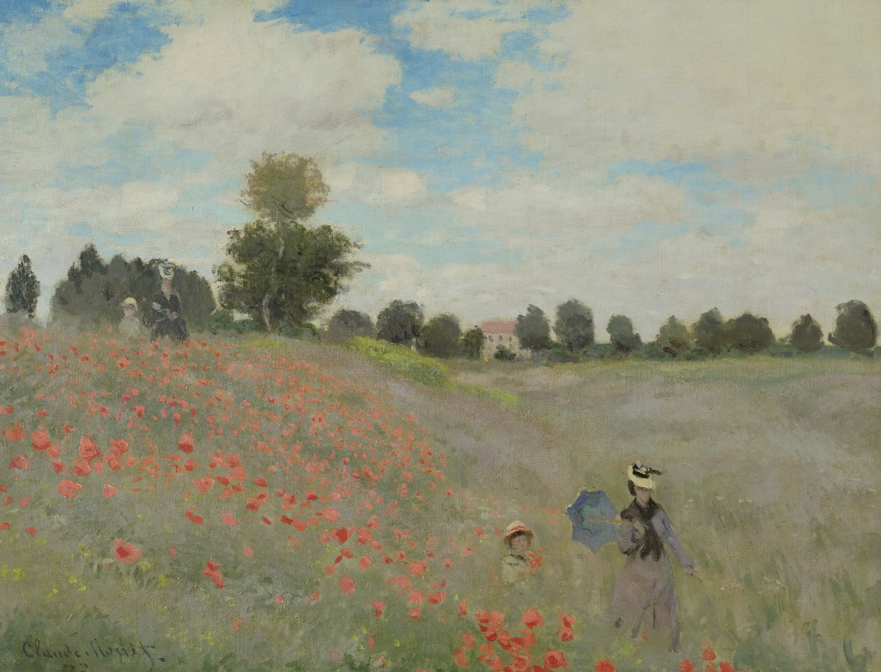 Vad Pipacsok, Argenteuil közelében alkotó: Claude Monet