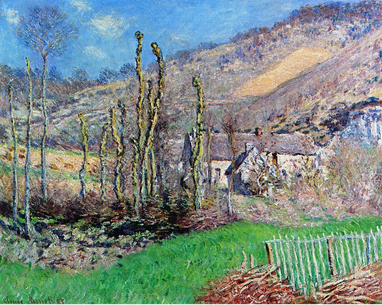 Tél a Val de Falaise-ban, Normandia, 1885 alkotó: Claude Monet
