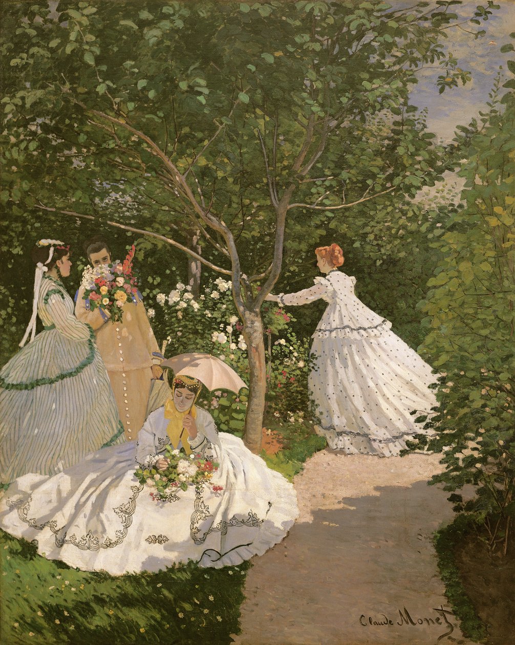 Nők a kertben, 1866 alkotó: Claude Monet