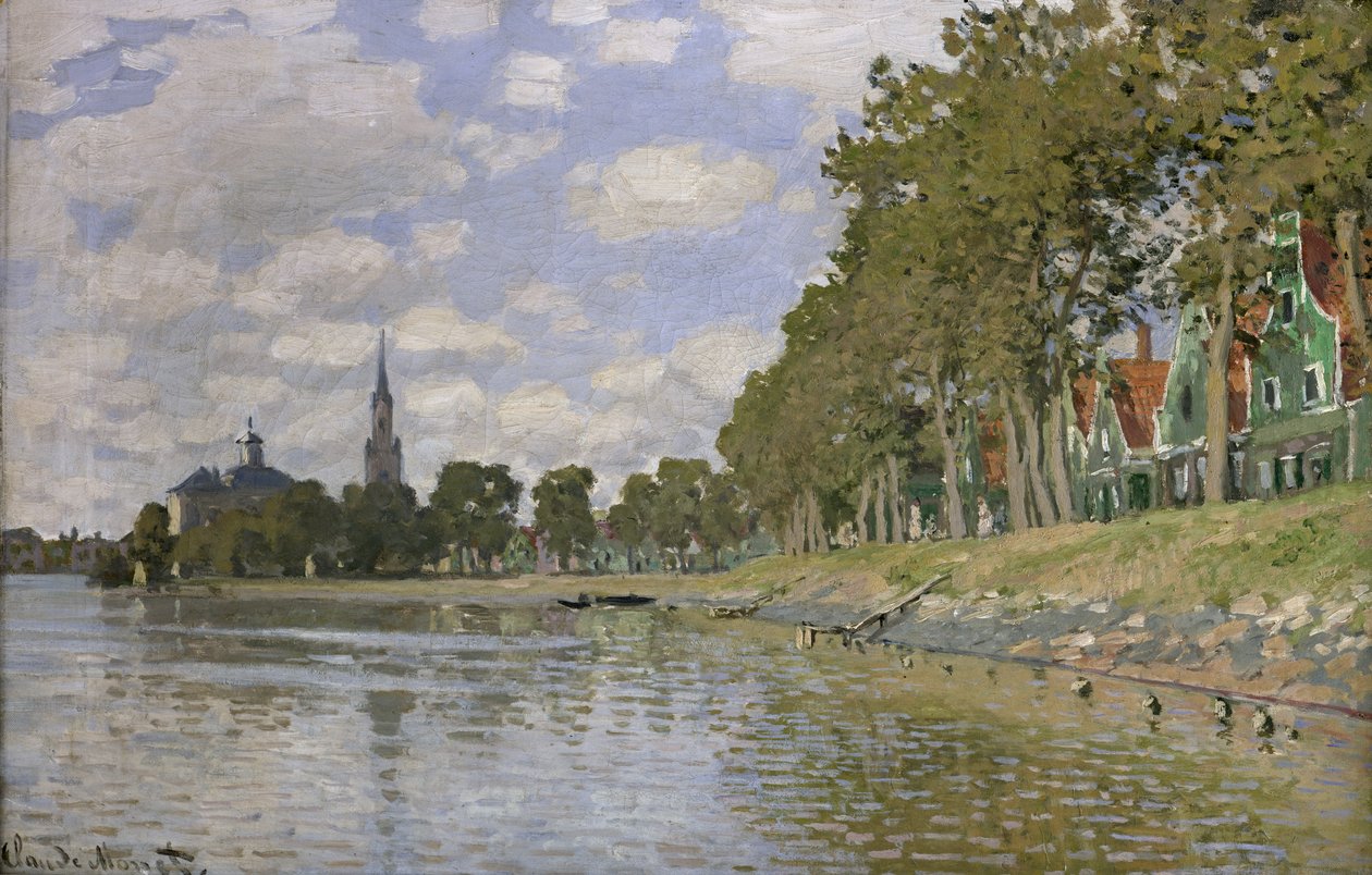 Zaandam (Hollandia) 1871 alkotó: Claude Monet