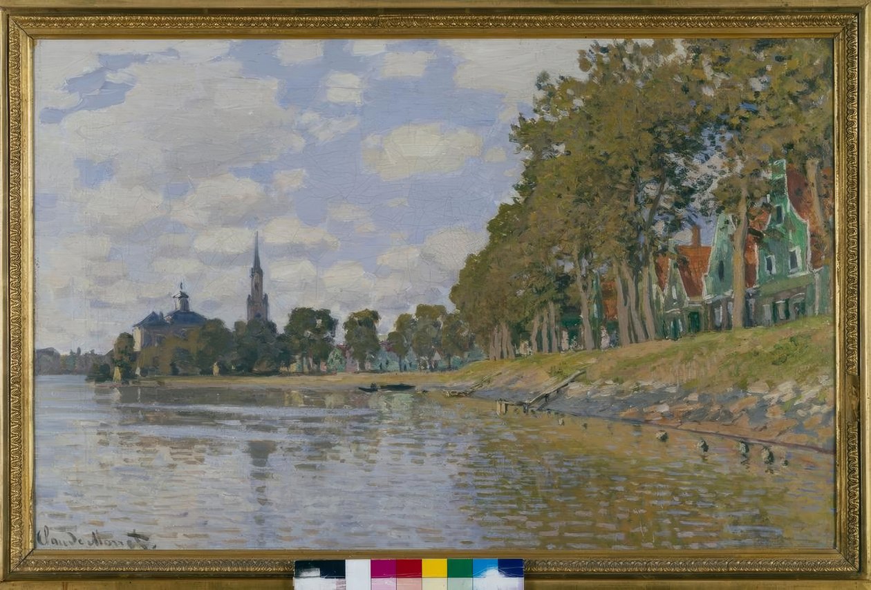 Zaandam (Hollandia) alkotó: Claude Monet
