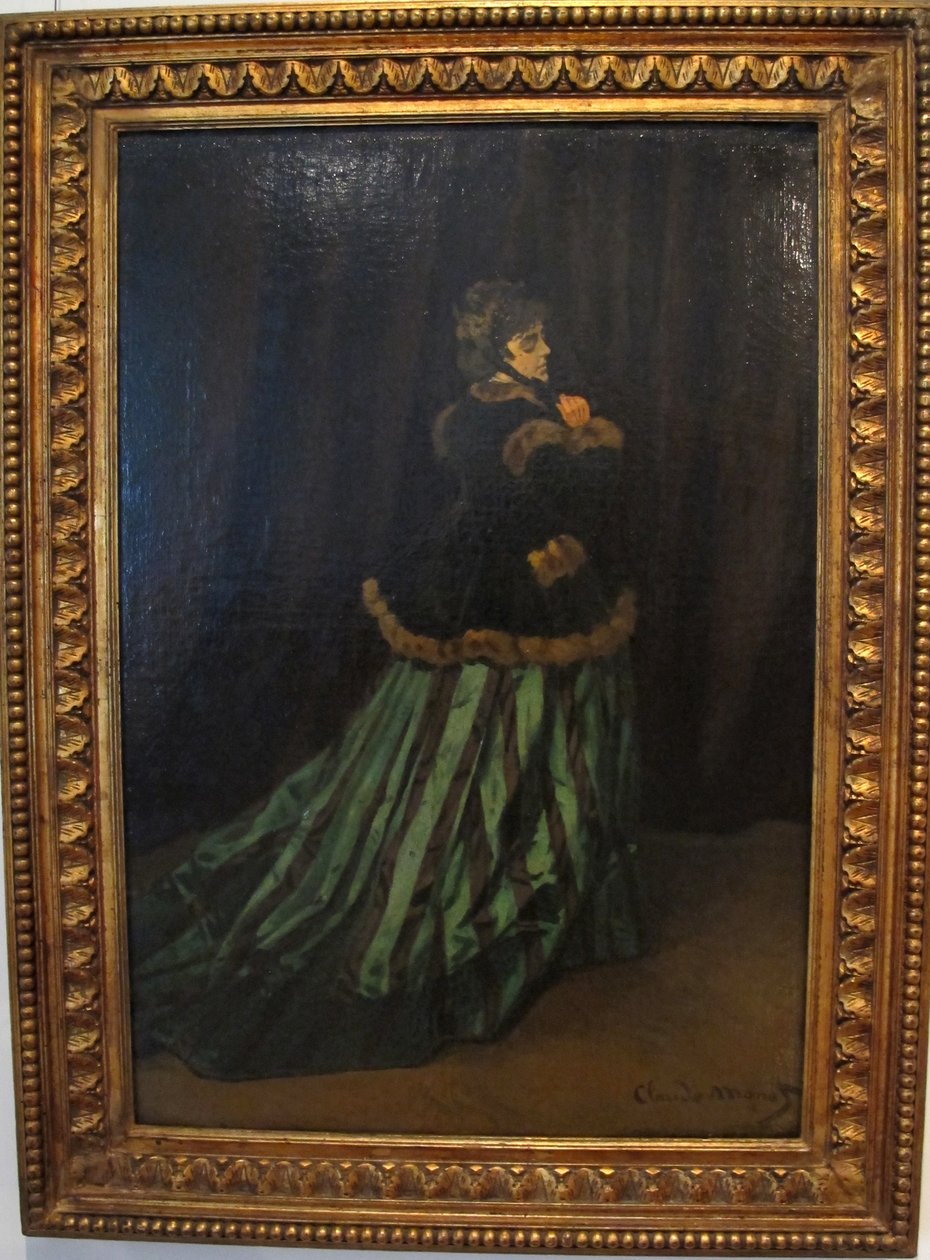 camille-zöld ruha alkotó: Claude Monet