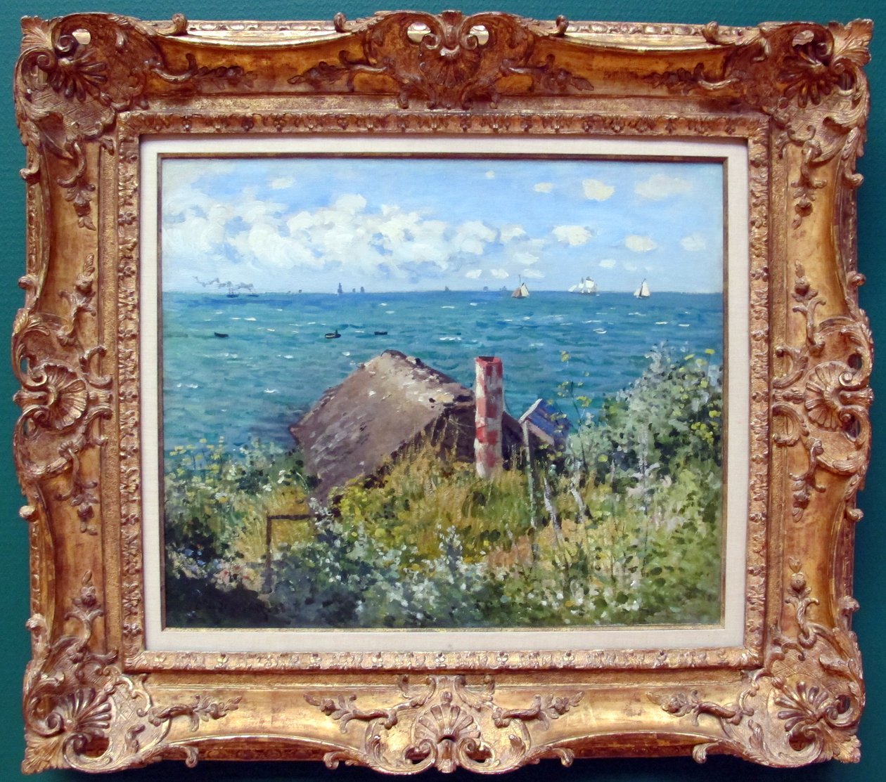 a szent-kunyhó kunyhója alkotó: Claude Monet
