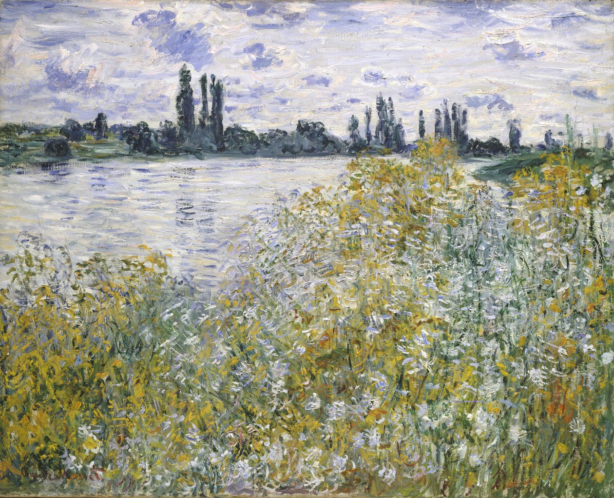 Virágsziget Vétheuil közelében alkotó: Claude Monet