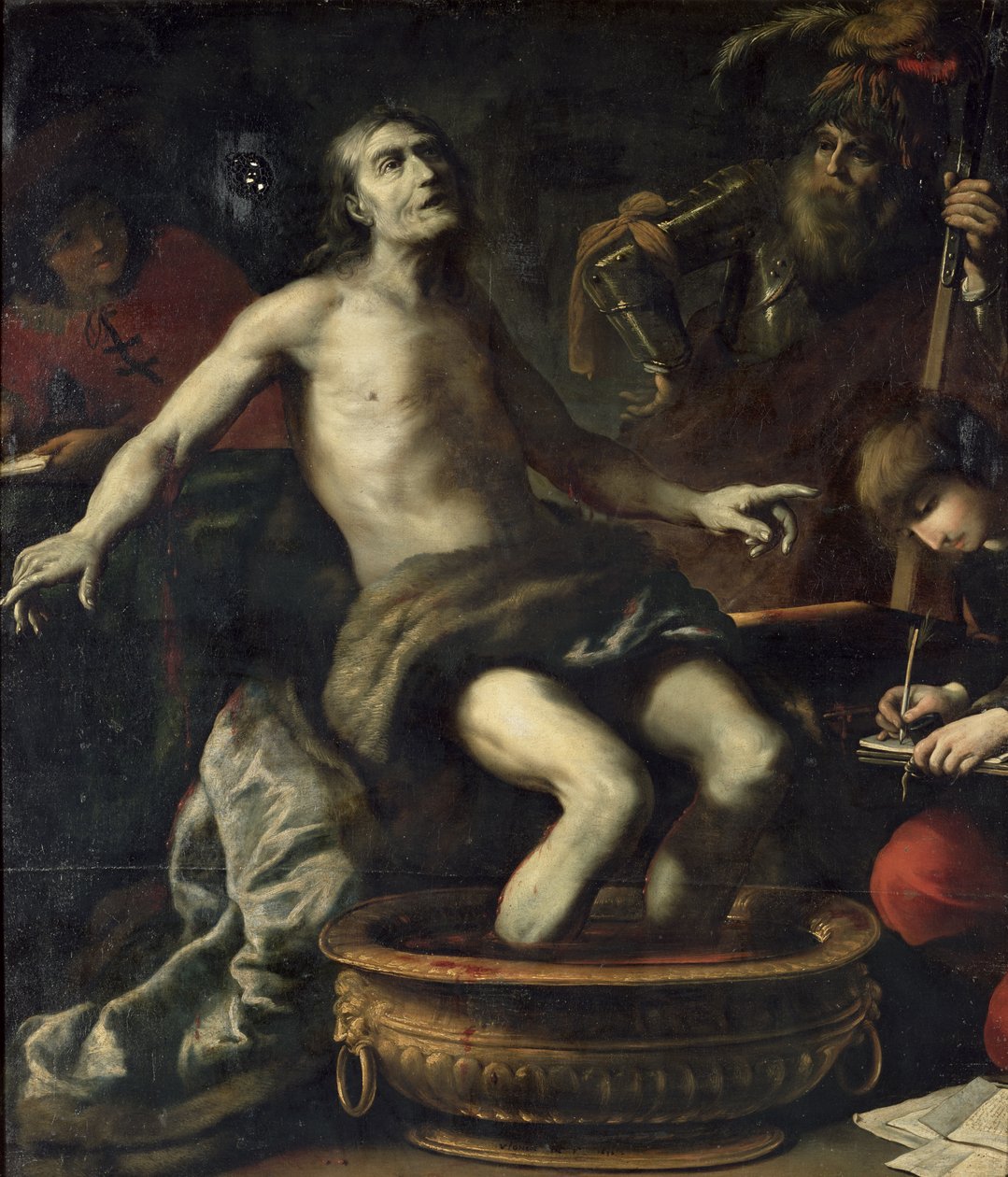 Seneca halála, 1633 alkotó: Claude Vignon