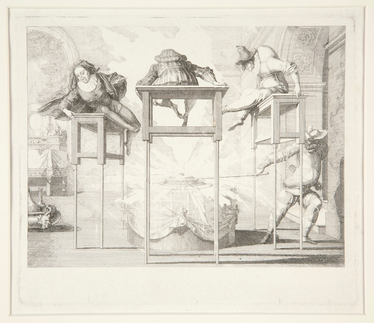 Pajkos Harlekin alkotó: Claude Gillot
