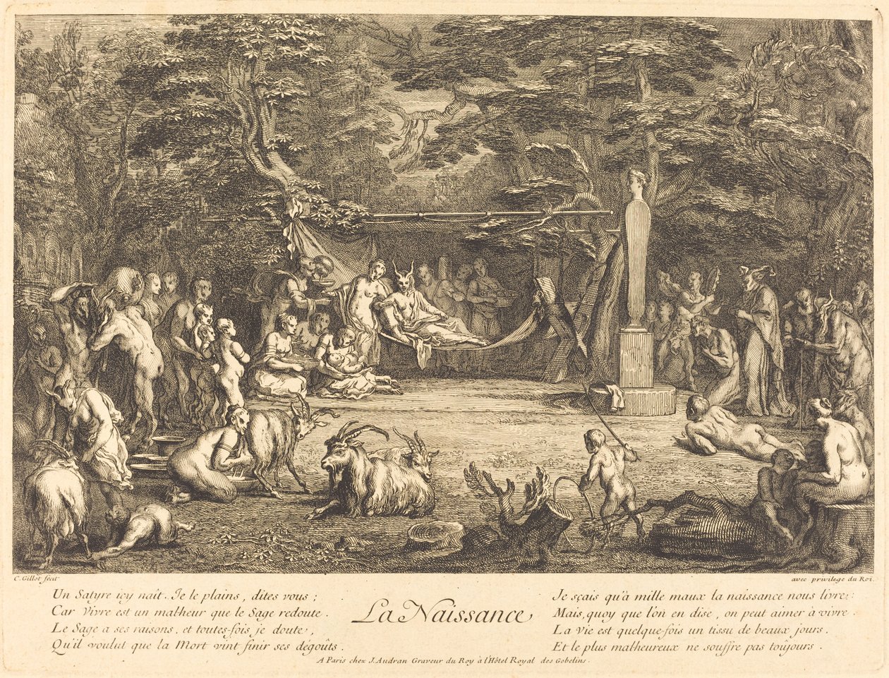 A születés alkotó: Claude Gillot