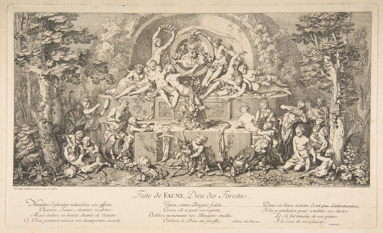 A Faun ünnepe.n.d. alkotó: Claude Gillot