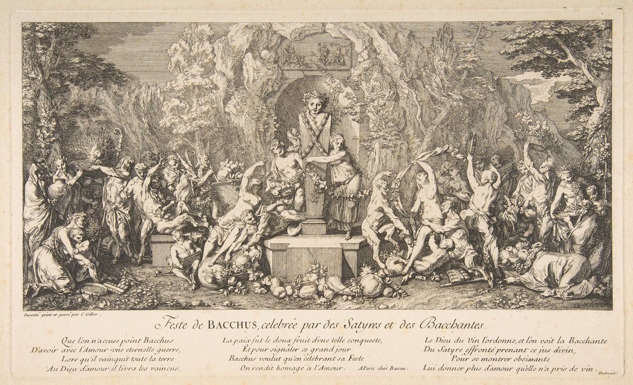 Bacchus ünnepe.n.d. alkotó: Claude Gillot