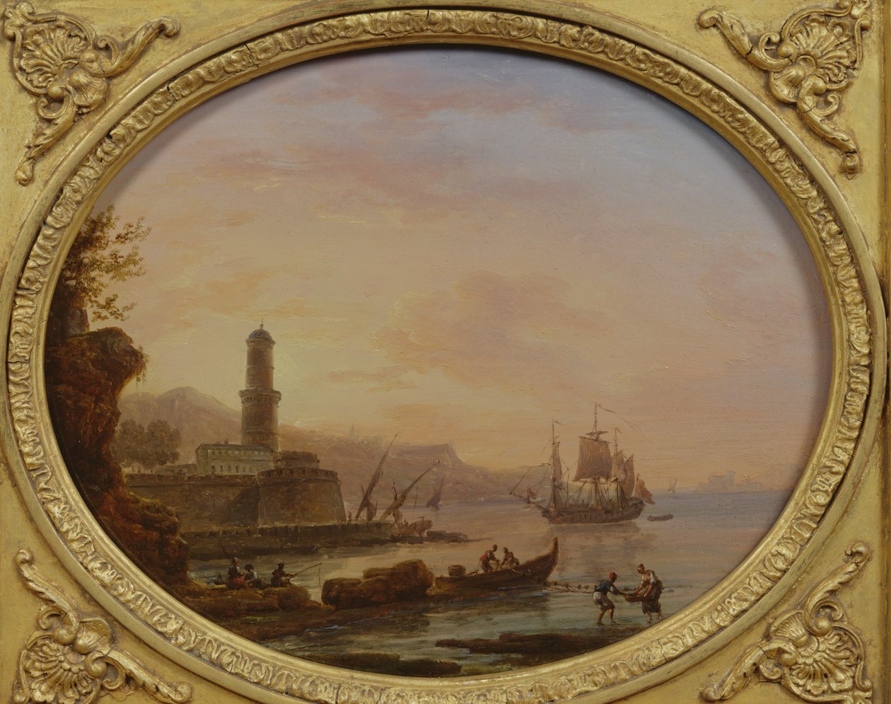 Tengeri táj, 1764 alkotó: Claude Joseph Vernet