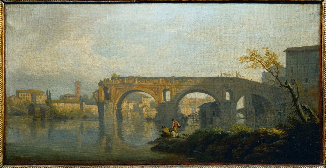 A Ponte Rotto, Róma ... alkotó: Claude Joseph Vernet