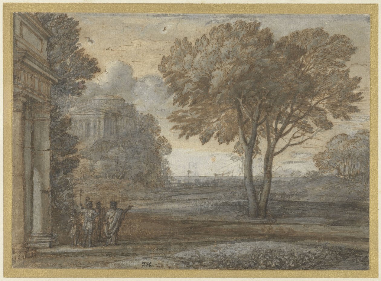 Aeneas op Delos alkotó: Claude Lorrain
