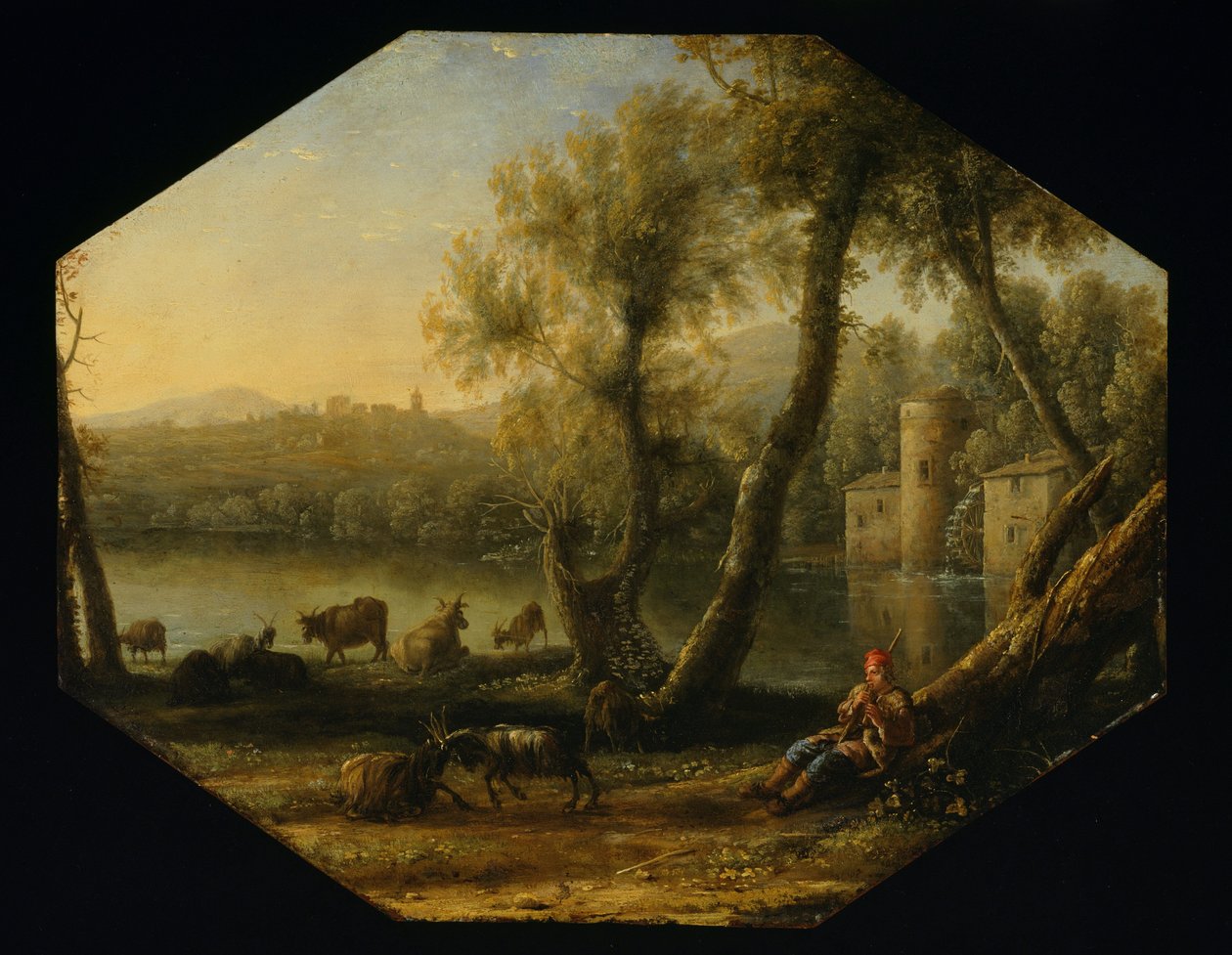 Pásztori táj alkotó: Claude Lorrain