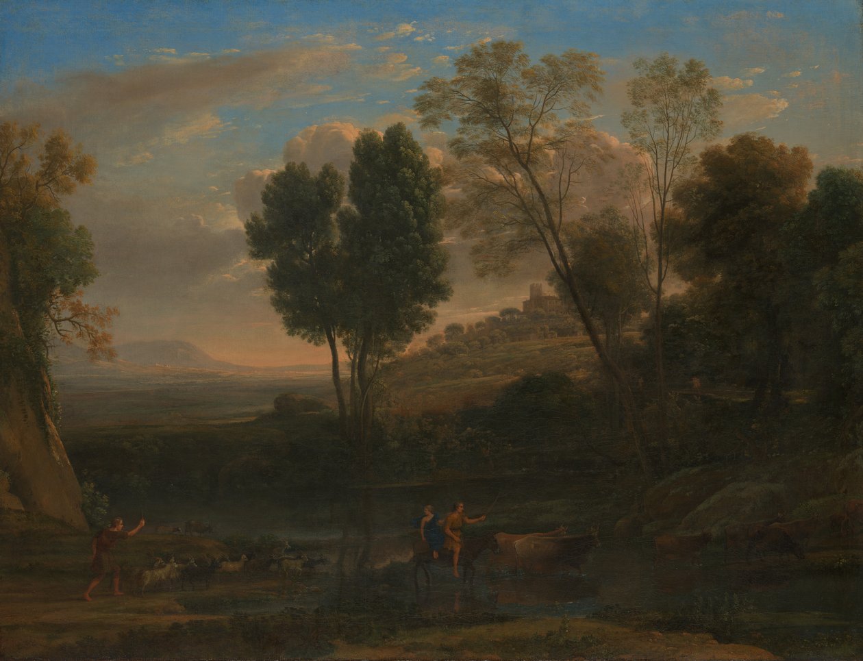 Napkelte, esetleg 1646-47. alkotó: Claude Lorrain