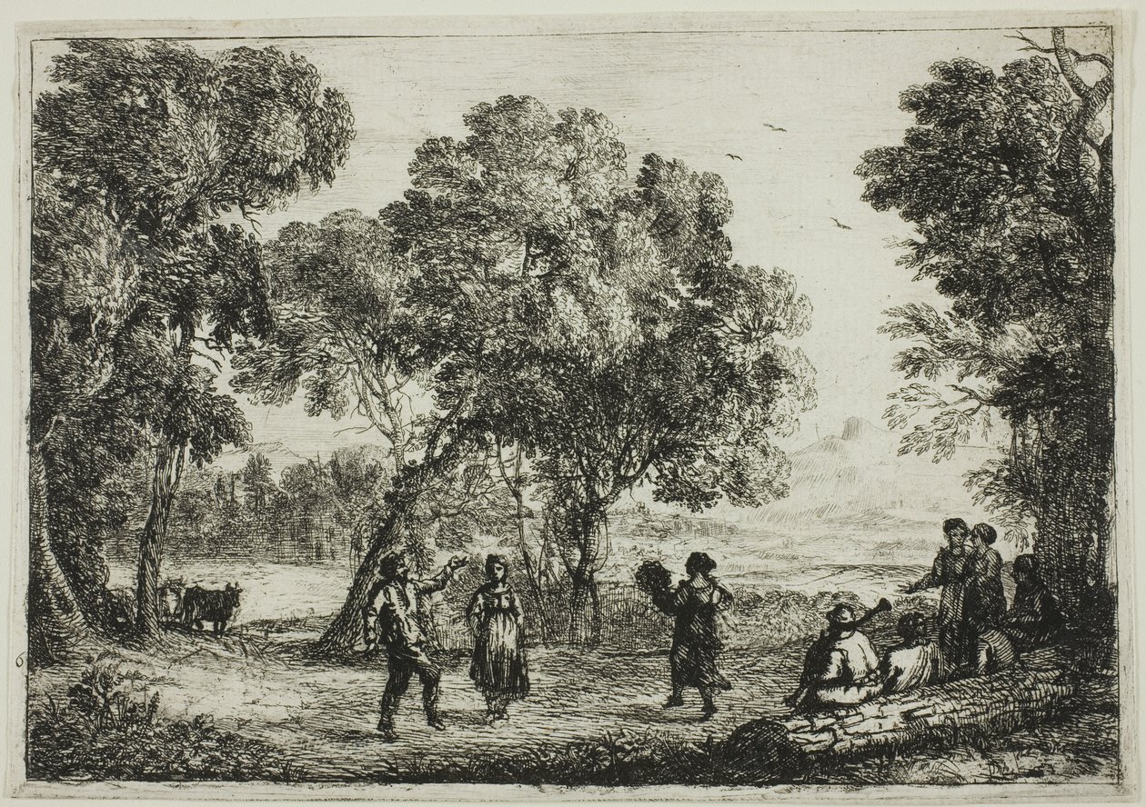 A Country Dance alkotó: Claude Lorrain