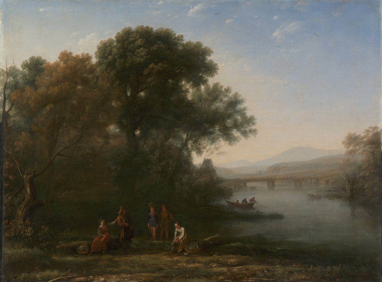 A Ford, valószínűleg 1636. alkotó: Claude Lorrain