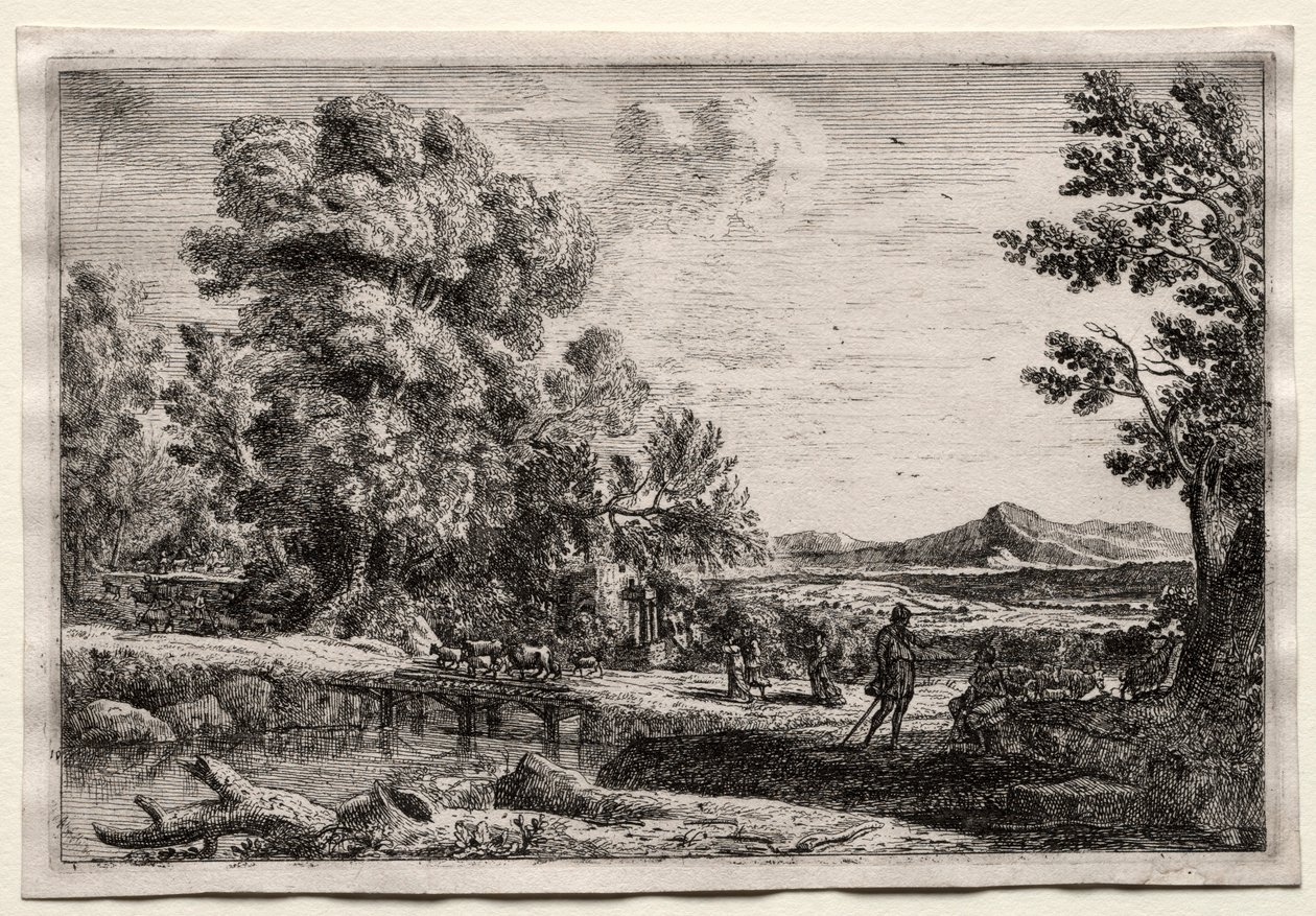 A Fa híd. alkotó: Claude Lorrain