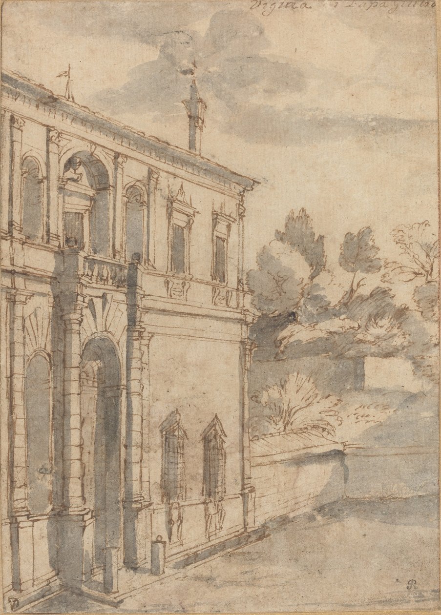 Julius pápa villája alkotó: Claude Lorrain