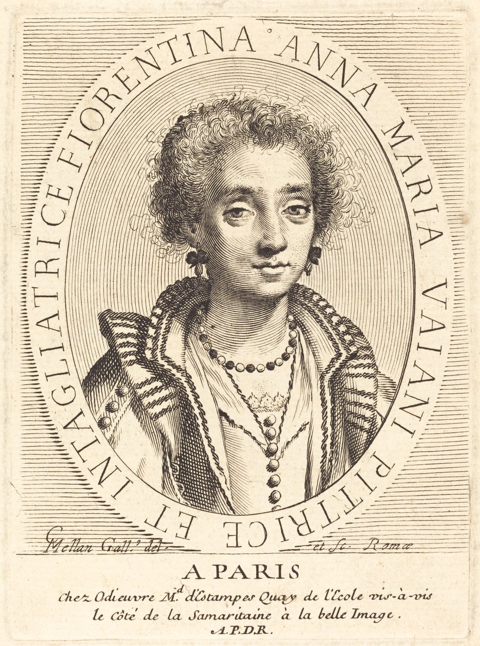 Anna Maria Vaiani alkotó: Claude Mellan