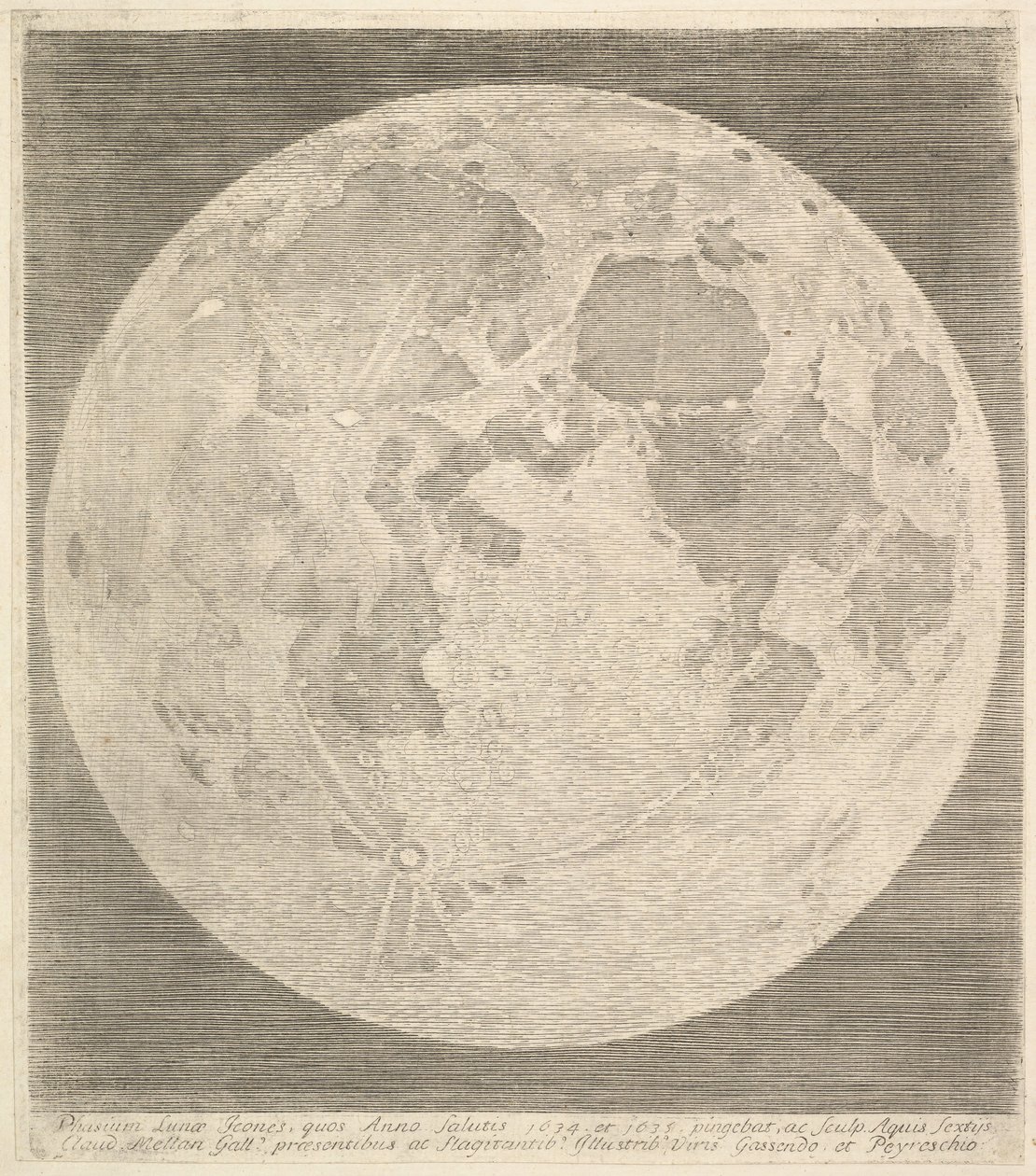 Telihold, 1635. alkotó: Claude Mellan