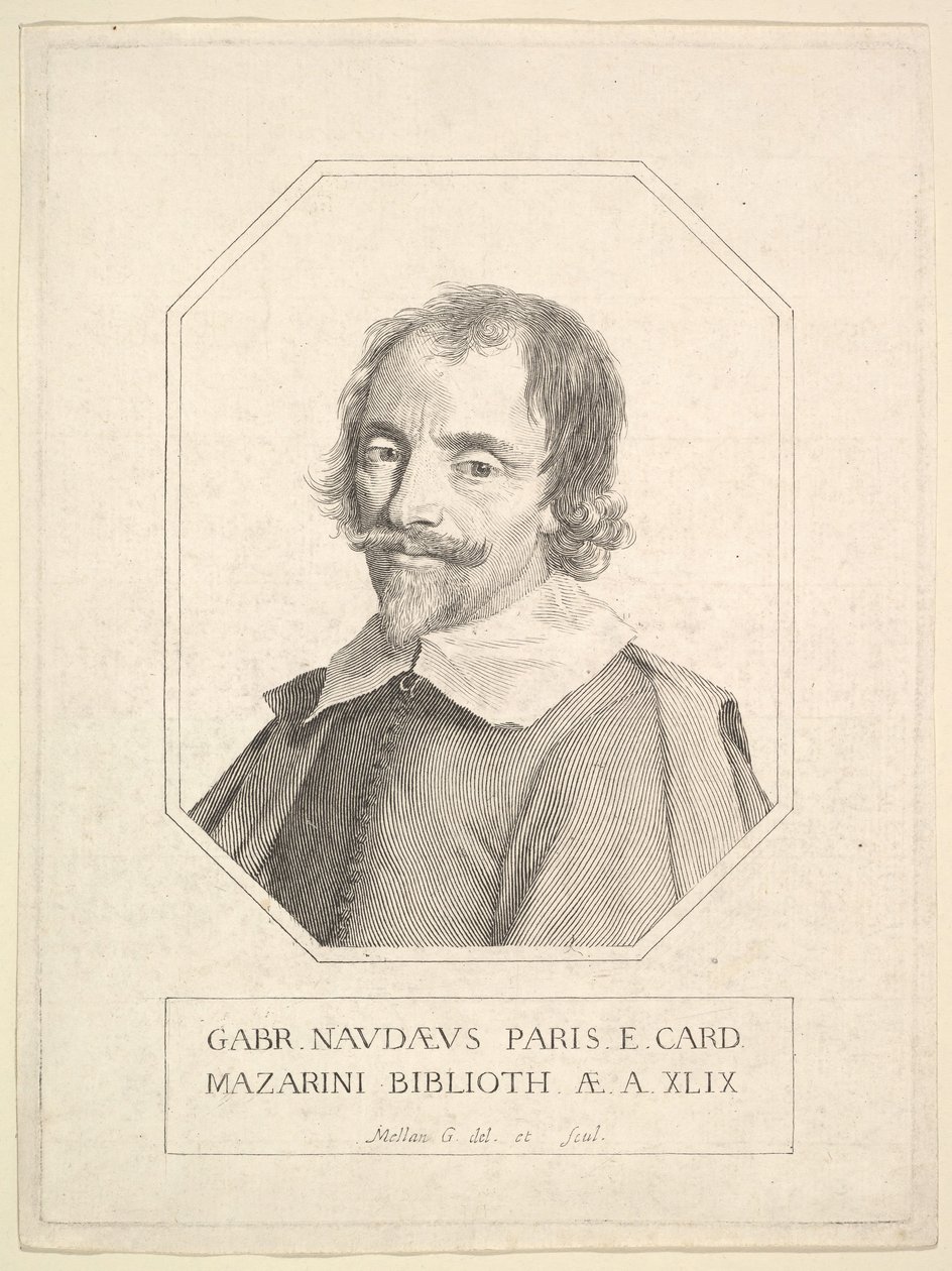 Gabriel Naudé, 1648. alkotó: Claude Mellan