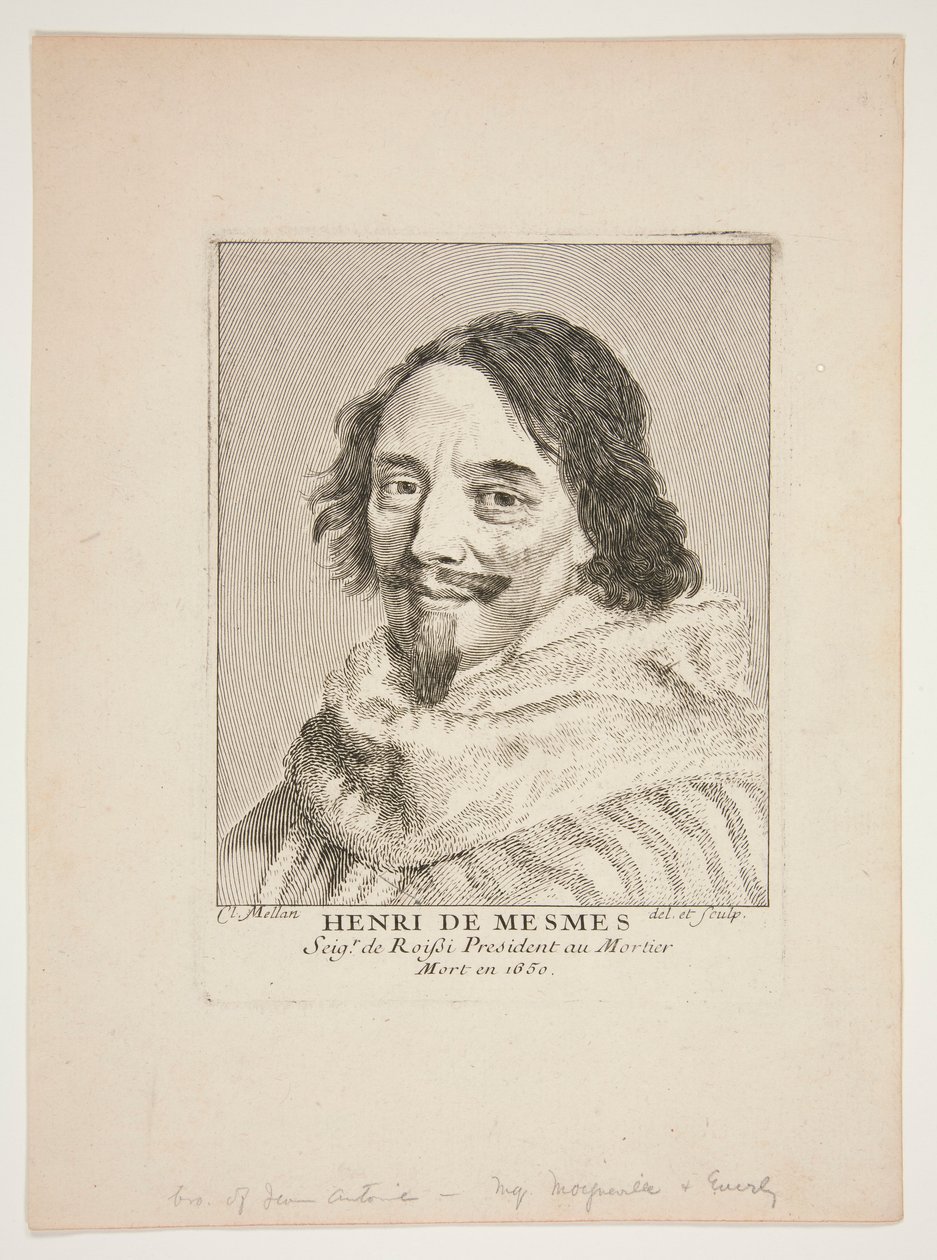Henry de Mesmes alkotó: Claude Mellan