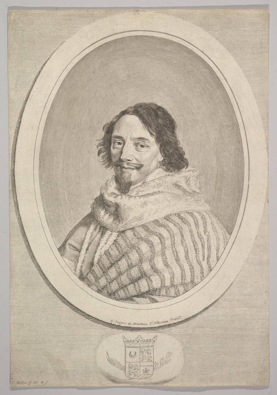 Henry de Mesmes. alkotó: Claude Mellan