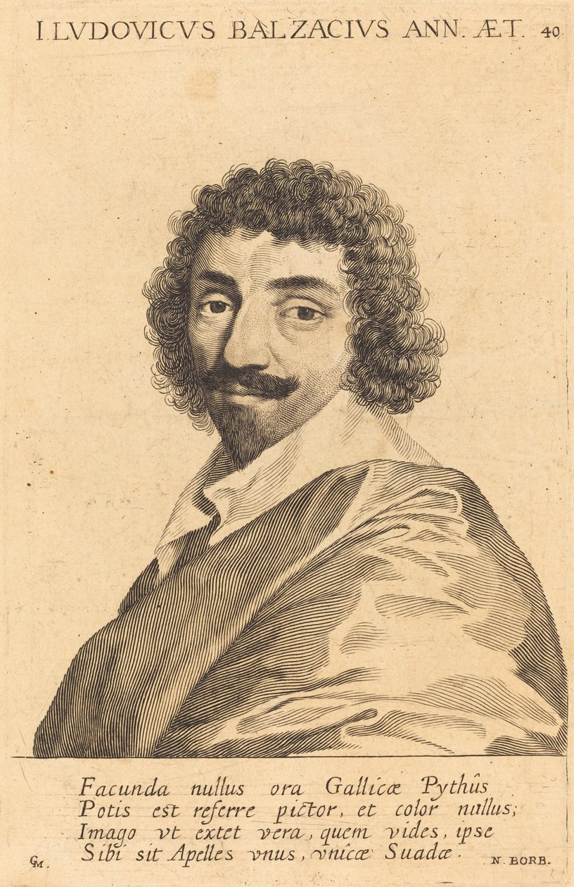 Jean-Louis Guez de Balzac alkotó: Claude Mellan