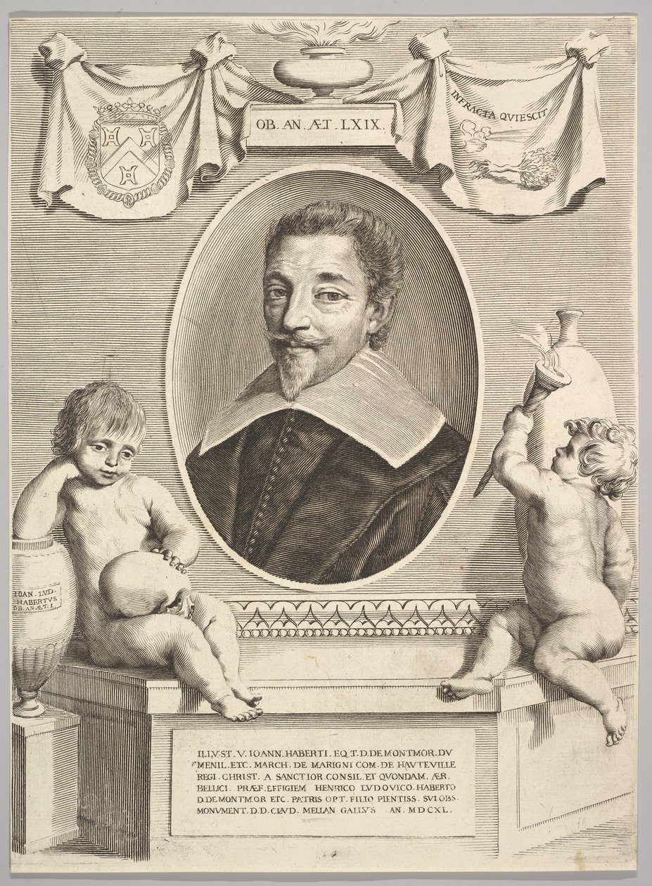 Jean Habert de Montmor, 1640. alkotó: Claude Mellan