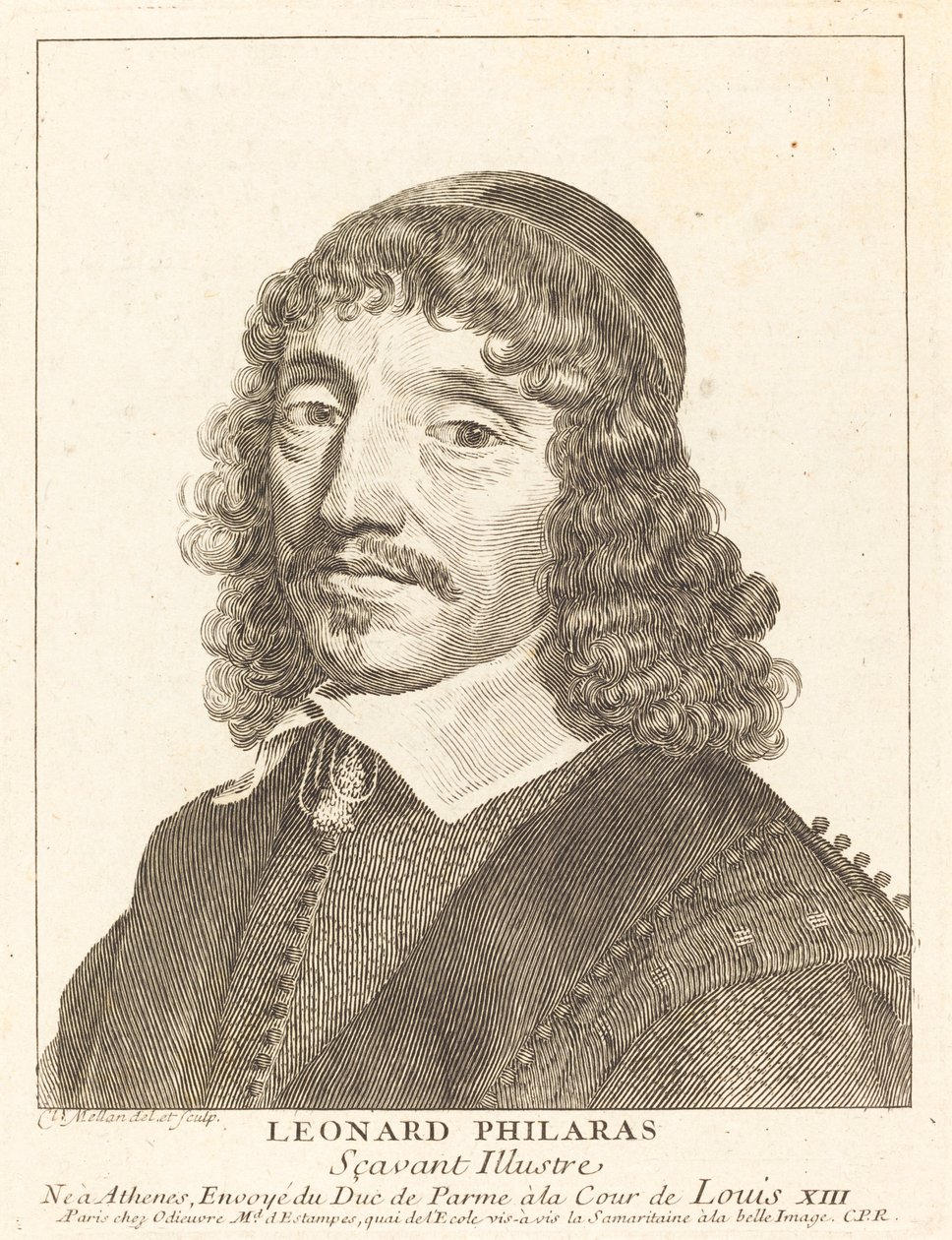 Leonardos Philaras alkotó: Claude Mellan