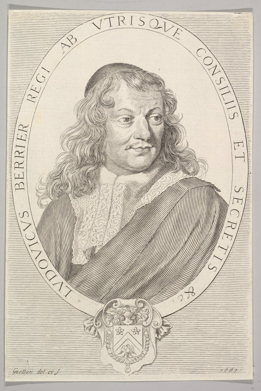 Louis Berryer, 1667. alkotó: Claude Mellan
